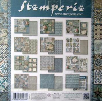 Stamperia, Azulejos de Sueno, Scrapbooking