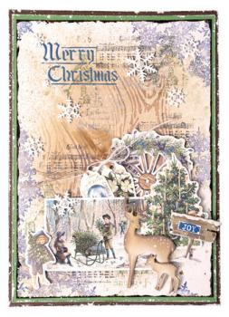 Studiolight, Vintage Christmas Cutting Die Deer, Snow & Trees