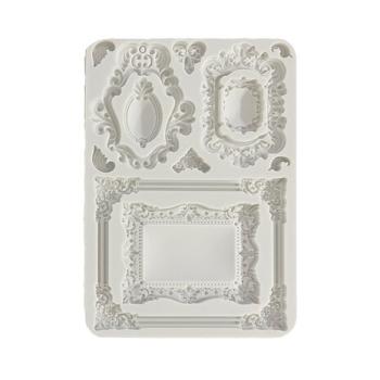 Stamperia, Brocante Antiques Silicon Mould A5 Frames