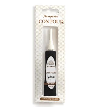 Stamperia, Create Happiness Contour Liner Black