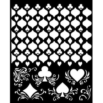 Stamperia, Master of Magic Thick Stencil Cards Pattern