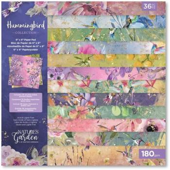 Crafters Companion, Hummingbird 6x6 Inch Paper Pad