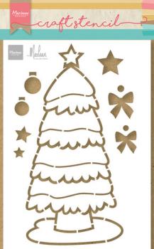 Marianne Design, Craft Stencil by Marleen Christmas Tree