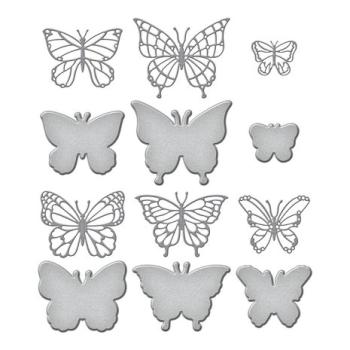 Spellbinders, Simon Hurley Brilliant Butterflies Etched Dies