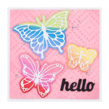 Spellbinders, Simon Hurley Brilliant Butterflies Etched Dies