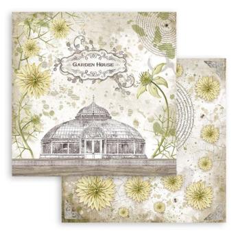 Stamperia, Romantic Garden House 12x12 Inch Paper Pack