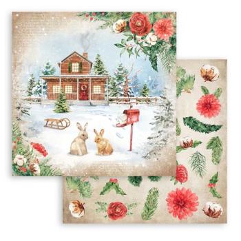 Stamperia, Romantic Home for the Holidays 12x12 Inch Paper Pack