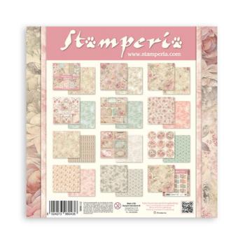 Stamperia, Shabby Rose 12x12 Inch Paper Pack