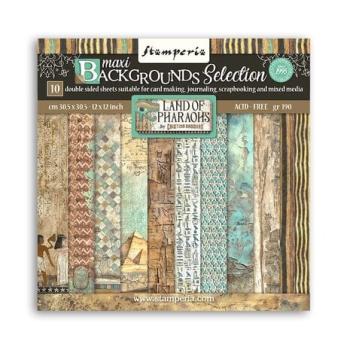 Stamperia, Land of Pharaohs Maxi Background Paper Pack