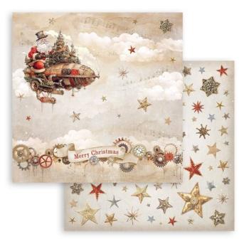 Stamperia, Gear up for Christmas Scrapbook Paper Pack