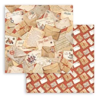 Stamperia, Gear up for Christmas Paper Pack Maxi Background Selection