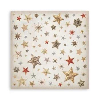 Stamperia, Gear up for Christmas Paper Pack Maxi Background Selection