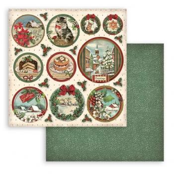 Stamperia, Classic Christmas 12x12 Inch Paper Pack