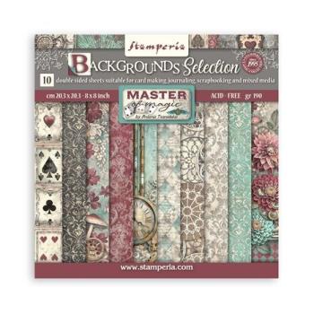 Stamperia, Master of Magic Paper Pack Maxi Backgrounds Selection