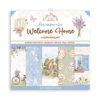 Stamperia, Create Happiness Welcome Home 8x8 Inch Paper Pack