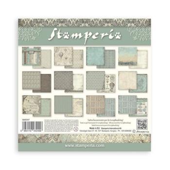 Stamperia, Voyages Fantastiques Backgrounds 8x8 Inch Paper Pack