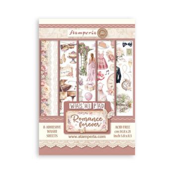 Stamperia, Romance Forever A5 Washi Pad