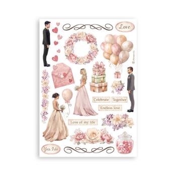 Stamperia, Romance Forever A5 Washi Pad