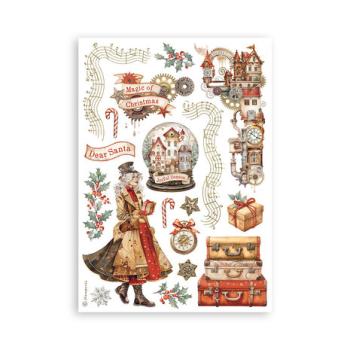 Stamperia, Gear up for Christmas Clear Stamps Cozy Houses