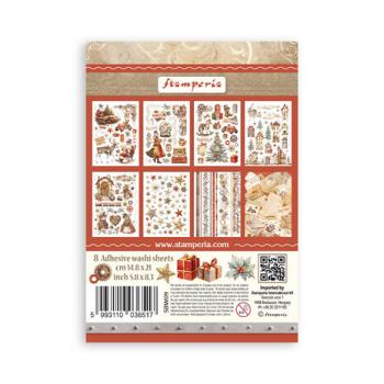 Stamperia, Gear up for Christmas Clear Stamps Cozy Houses