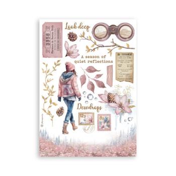 Stamperia, Create Happiness Dewdrops A5 Washi Pad