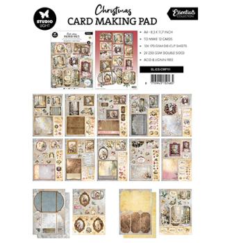 Studiolight • Card making pad Romantic Christmas Essentials nr.11