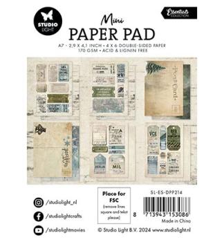 Studiolight • Mini Paper Pad Winter fun Essentials nr.214