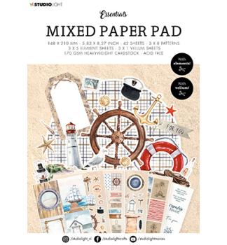 Studiolight • Paper Pad Mixed Paper Pad Vintage Summer Essentials nr.23