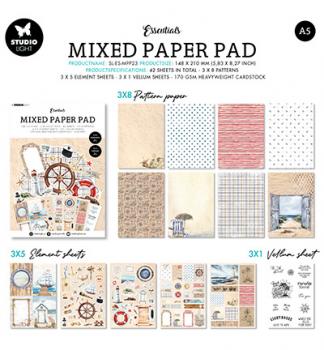 Studiolight • Paper Pad Mixed Paper Pad Vintage Summer Essentials nr.23