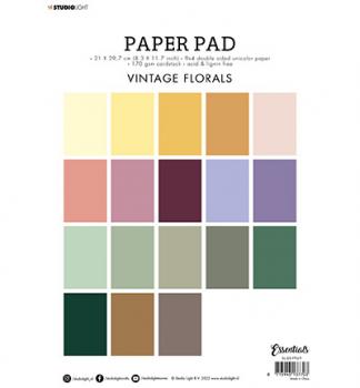 Studiolight, Paper Pad Vintage Florals Essentials nr.69, DIN A 4