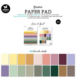 Studiolight, Paper Pad Vintage Florals Essentials nr.69, DIN A 4