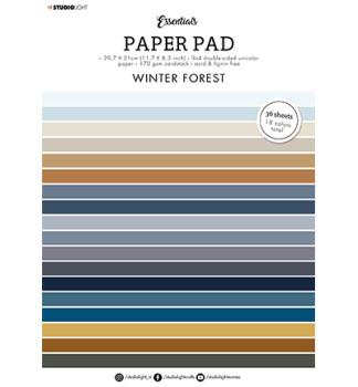 Studiolight, Paper Pad Winter Forest Essentials nr.71, DIN A 4