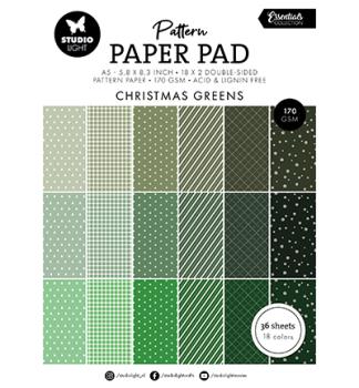 Studiolight, Paper Pad Christmas greens