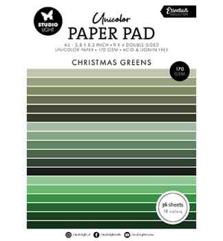 Studiolight, Paper Pad Christmas greens 2