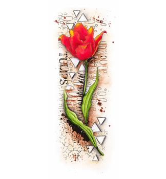 Studiolight, Stamp Tulip Grunge Collection nr.198