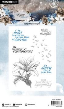 Studiolight, Stamp In Loving Memory , Sympathy Messages