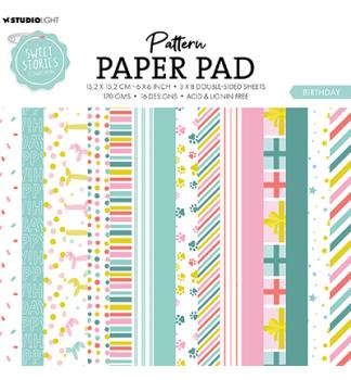 Studiolight • Paper Pad Birthday Sweet Stories nr.180