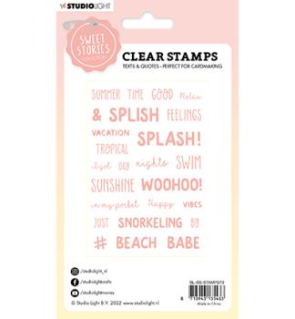 Studiolight, Stamp Quotes small Splish splash Sweet Stories nr.270