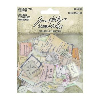 Idea-ology, Tim Holtz Curator Snippets Ephemera Pack