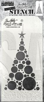 Stampers Anonymous, Modern Tree Tim Holtz Layering Stencil