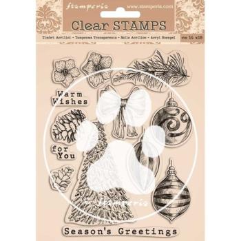 Stamperia, Romantic Christmas Clear Stamps