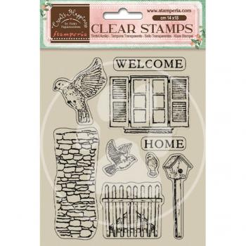 Stamperia, Create Happiness Welcome Home Clear Stamp Birds