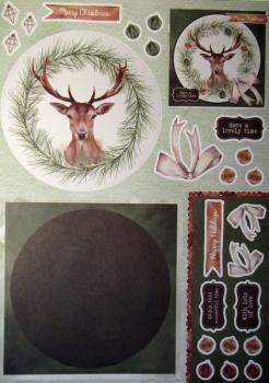 Studiolight, Card making pad Festive Forest