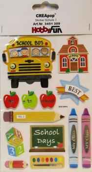 HobbyFun, 3D Sticker School - Schule