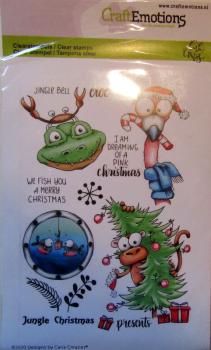 CraftEmotions, Stamps Jungle Christmas