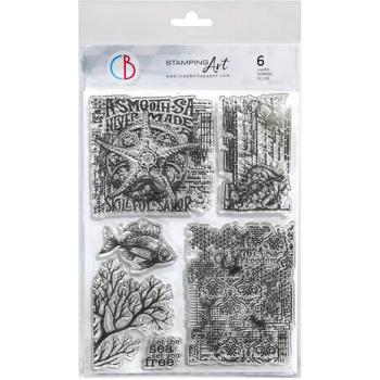 Ciao Bella, Coral Reef Clear Stamps Submersible Secrets