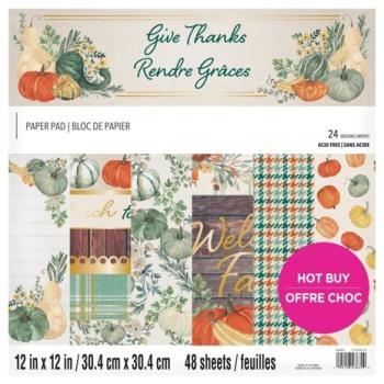 Craft Smith Scrapbook Block Give Thanks