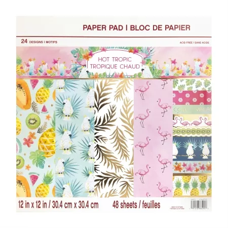 Craft Smith, Scrapbook Block Hot Tropic