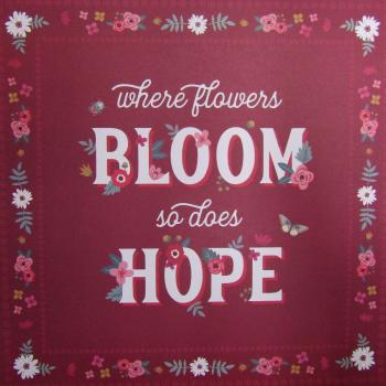 Craft Smith Scrapbook Block Deep Blossom