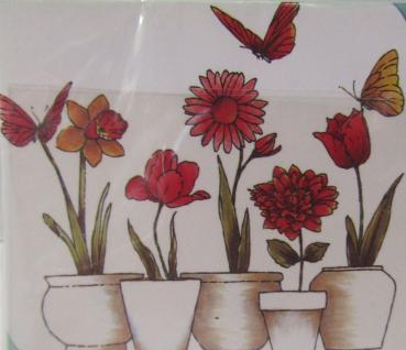 Penny Black, Stempel Potted Flowers